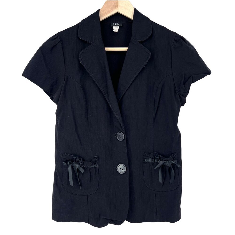 vintage Y2K Vanity cropped short sleeve blazer jacket‎